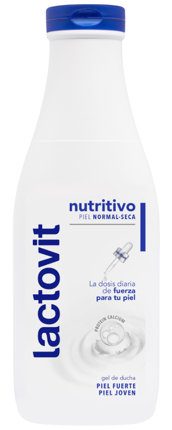 Lactovit Shower Gel - Gel de ducha con probiótico, doble vitamina y  proteínas de leche, 0% parabenos